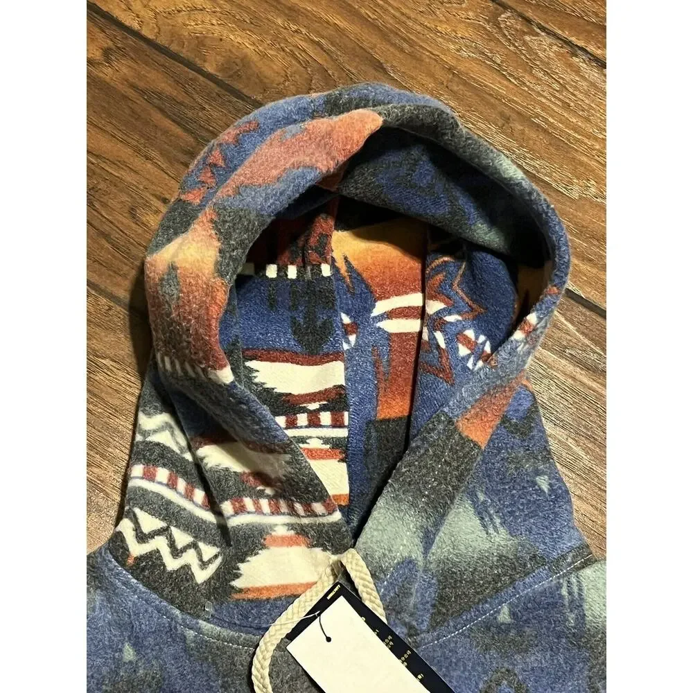 Polo Ralph Lauren Mens Sz S Aztec Southwestern Beacon Hoodie Sweatshirt NWT